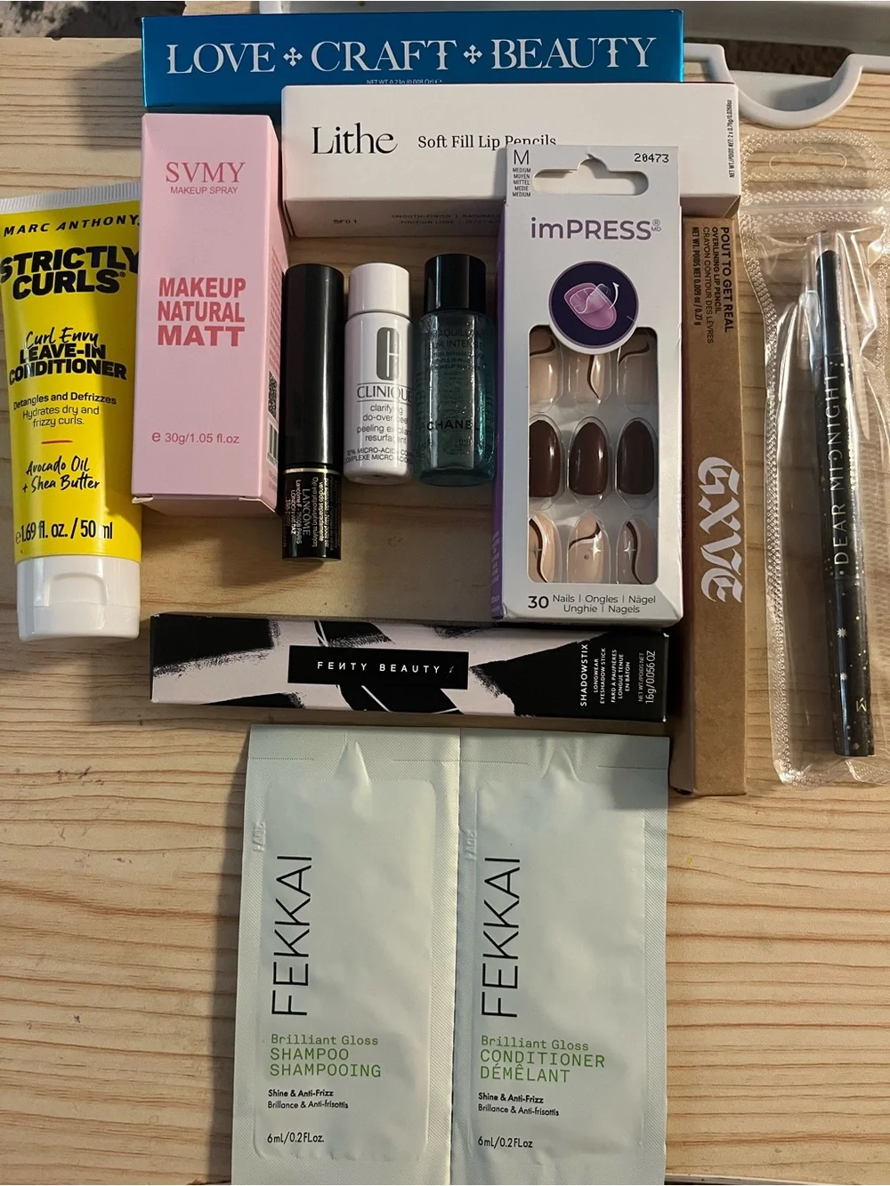 Chanel Clinique Fenty & more 10 Piece Beauty Bundle